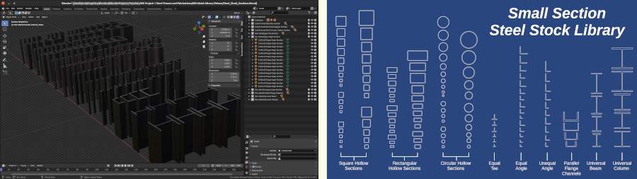 Free Blender 2.9 detailed video tutorial course. Manual Plasma Table Design and construction